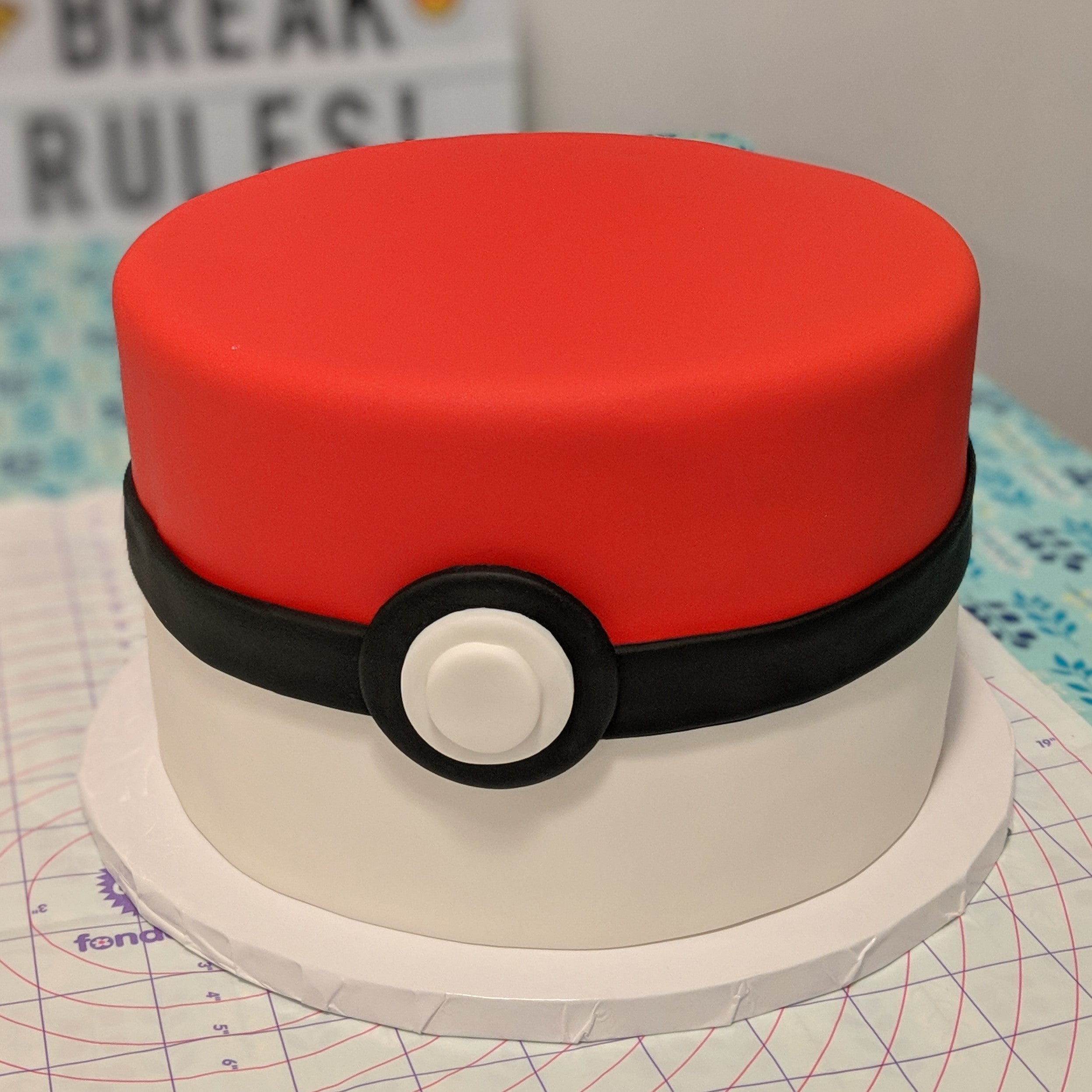 Pokeball Cake Recipe (For A Pokemon Themed Party)